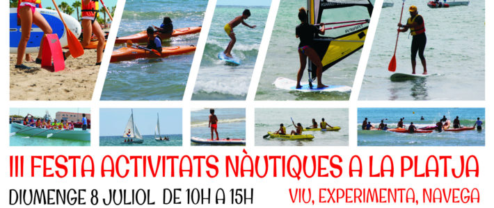 III FESTA ACTIVITATS NÀUTIQUES A LA PLATJA – AJUNTAMENT DE BORRIANA – DIUMENGE 8 JULIOL